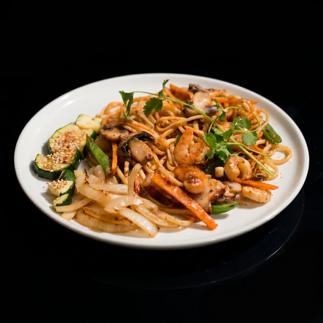 HB.17. Hibachi Seafood Udon promo.