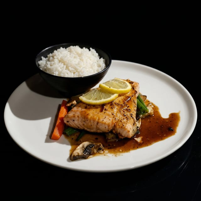 Hb.7. Teriyaki Salmon.